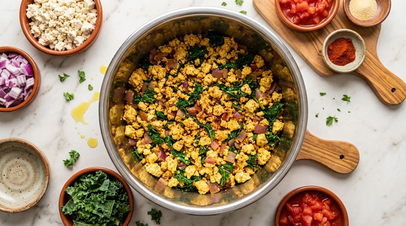 Instant pot tofu scramble