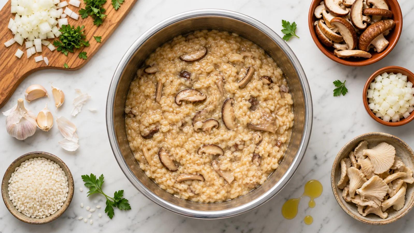 Instant Pot Mushroom Risotto