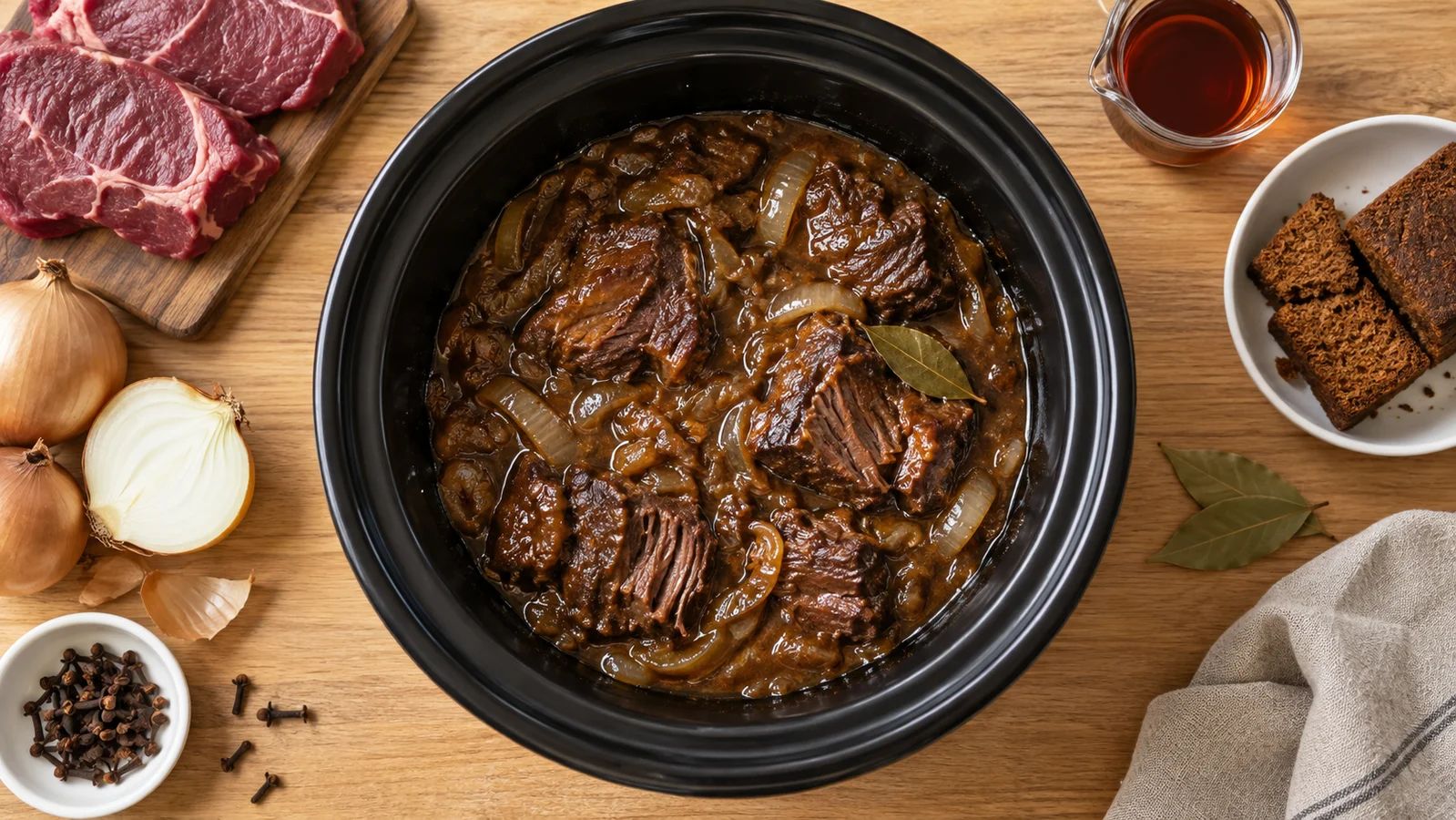 Slow cooker hachee
