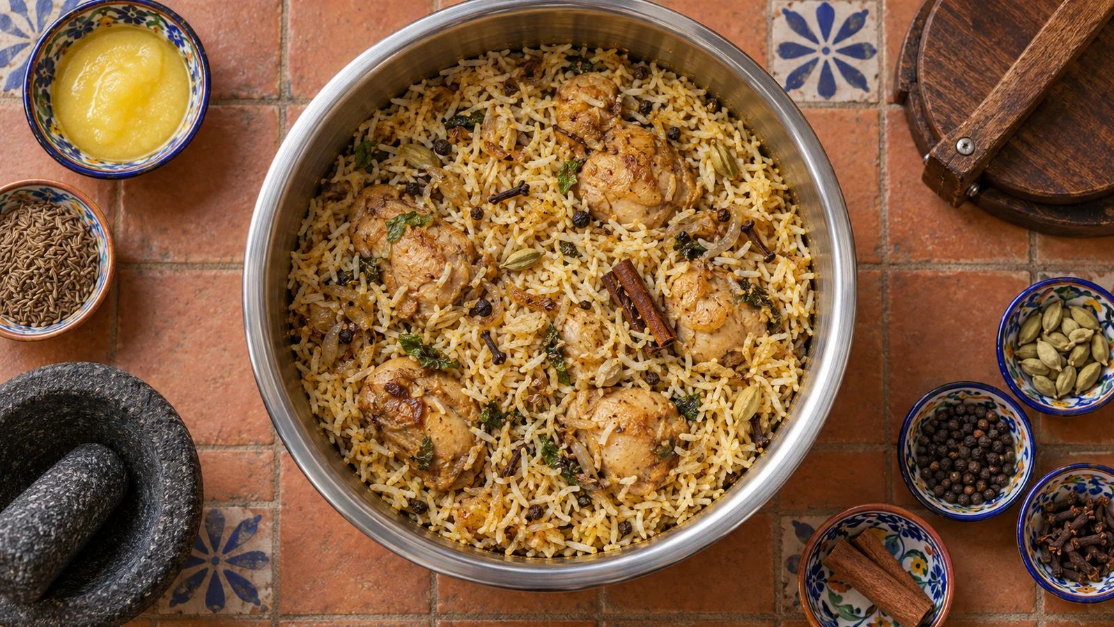 Kipbiryani uit de Instant Pot