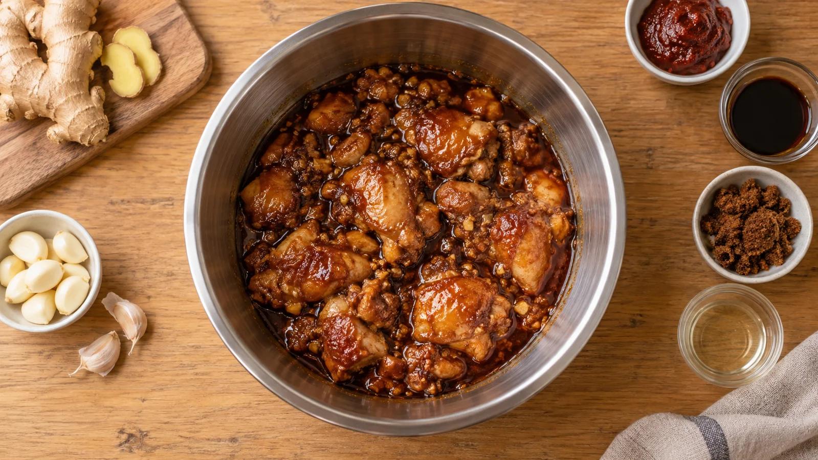 Koreaanse kip uit de Instant Pot