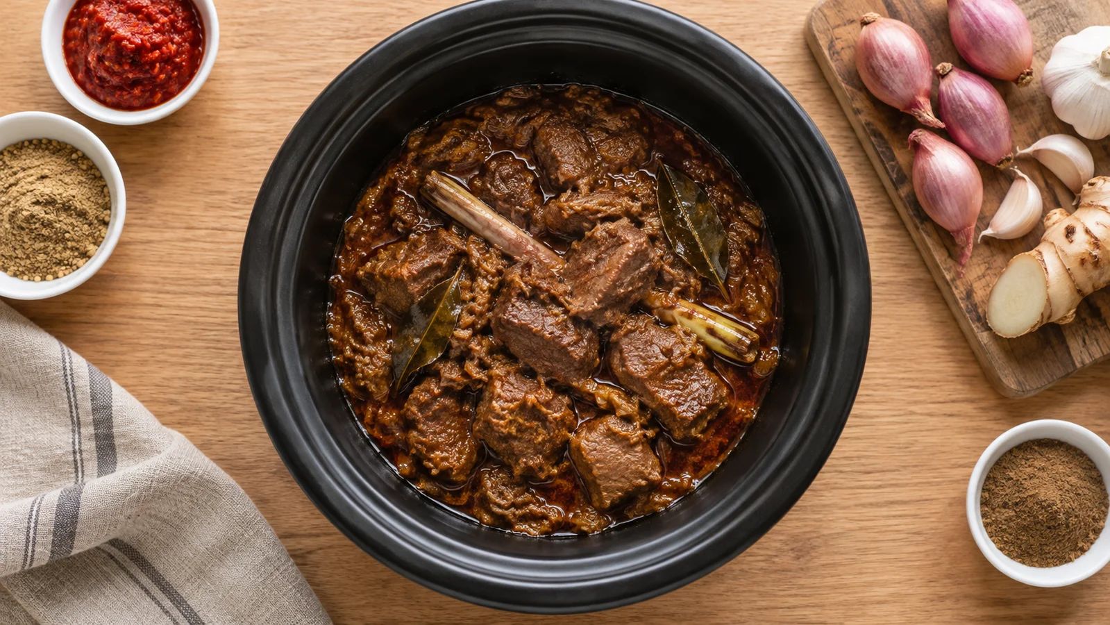 Slow Cooker Rendang