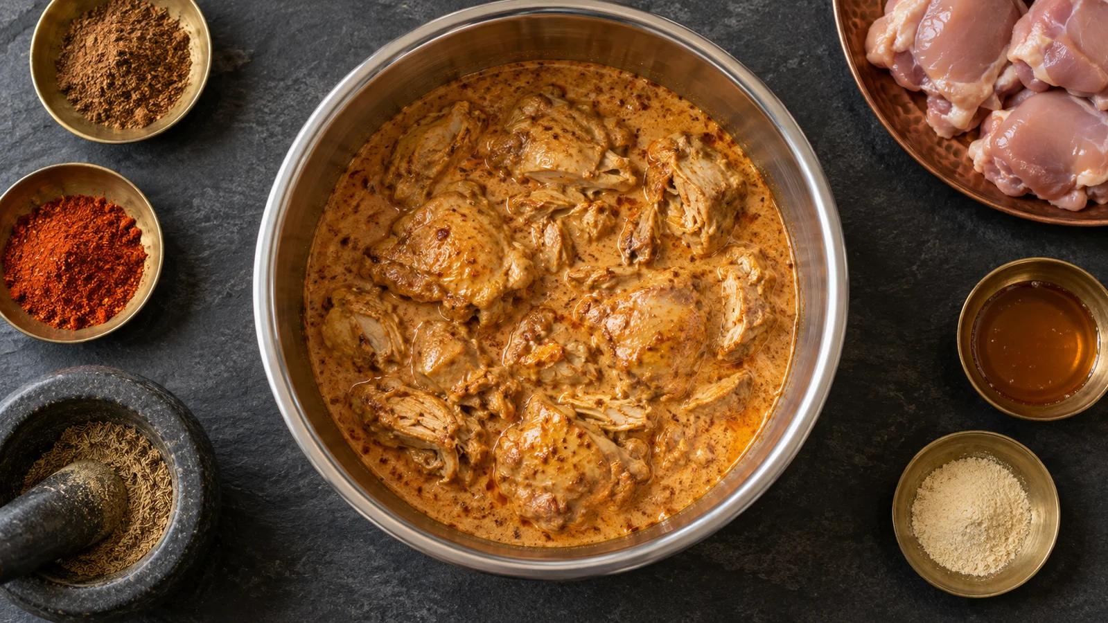 Tandoori-geïnspireerde kip met kokos uit de Instant Pot