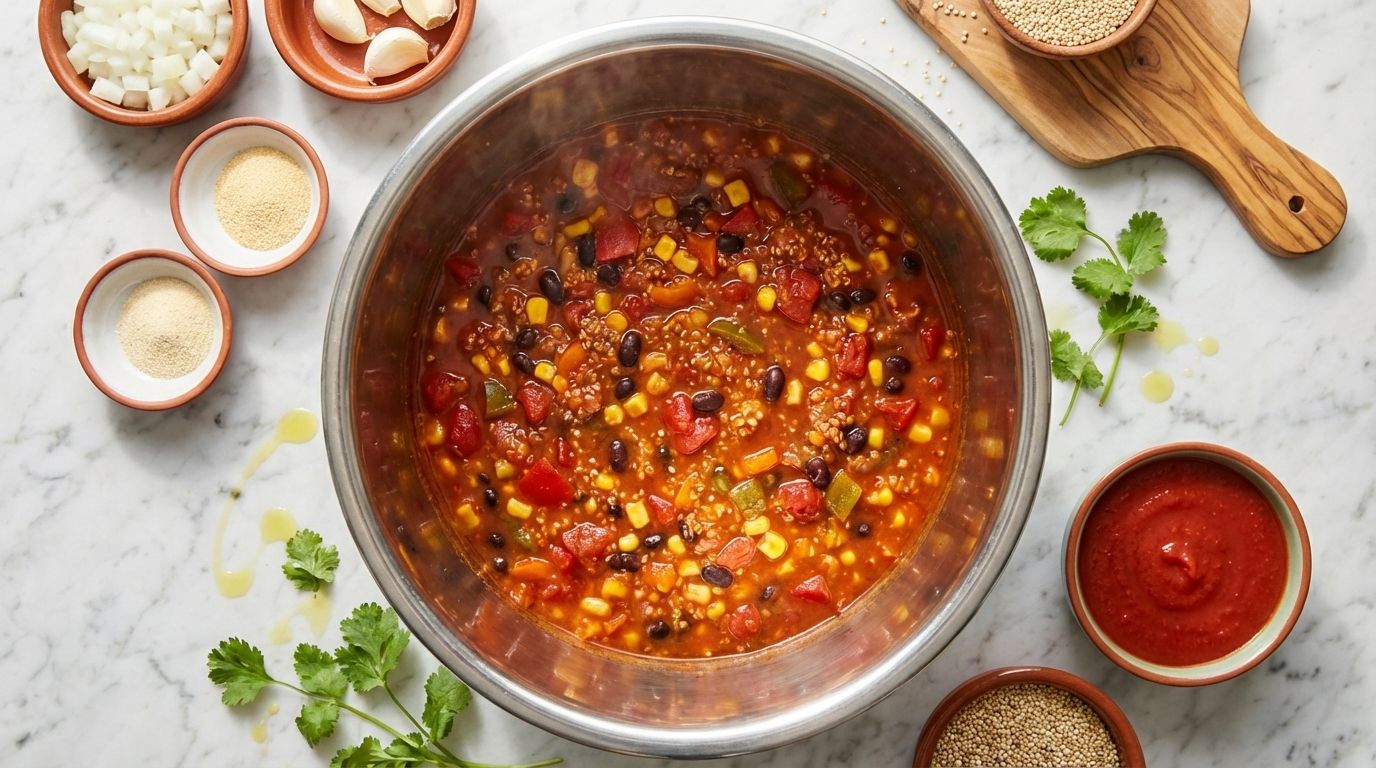 Instant Pot veganistische enchiladasoep