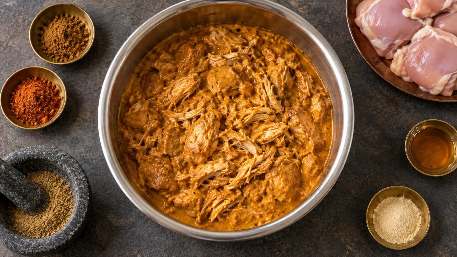 Tandoori-kip met kokos uit de Instant Pot